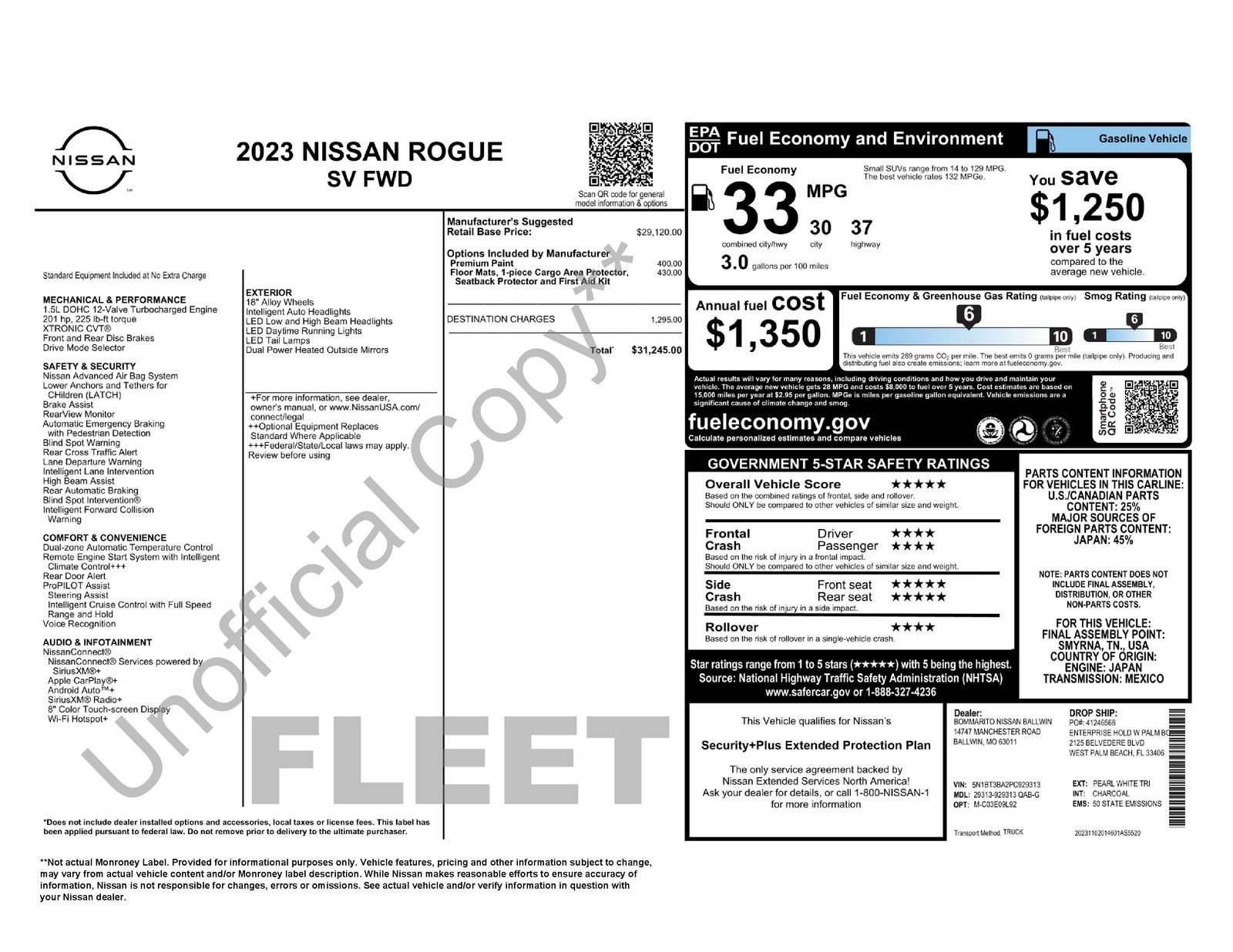 nissan rogue 2023 5N1BT3BA2PC929313 image nissan rogue 2023 5N1BT3BA2PC929313 image