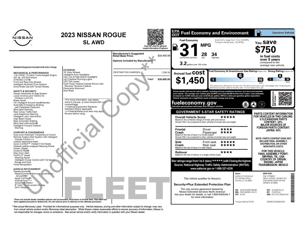 nissan rogue 2023 5N1BT3CB9PC845495 image nissan rogue 2023 5N1BT3CB9PC845495 image