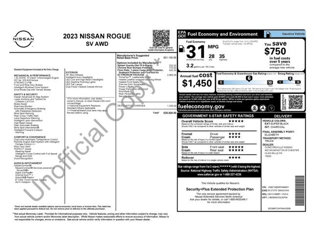 nissan rogue 2023 JN8BT3BB9PW489851 image nissan rogue 2023 JN8BT3BB9PW489851 image