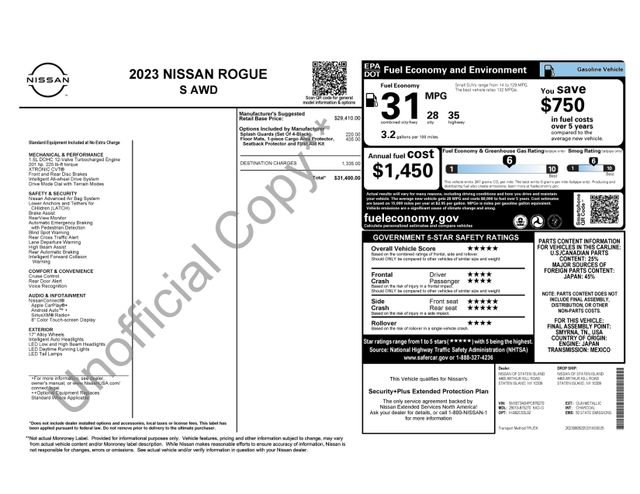 nissan rogue 2023 5N1BT3AB4PC876270 image nissan rogue 2023 5N1BT3AB4PC876270 image