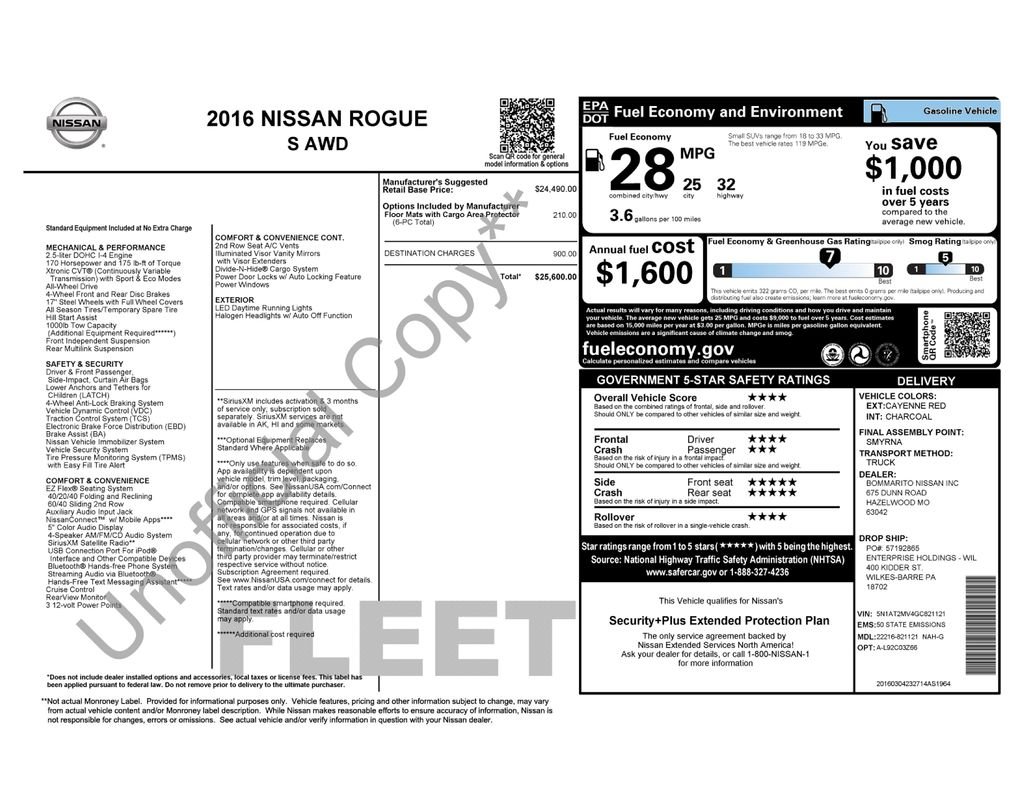 nissan rogue 2016 5N1AT2MV4GC821121 image nissan rogue 2016 5N1AT2MV4GC821121 image