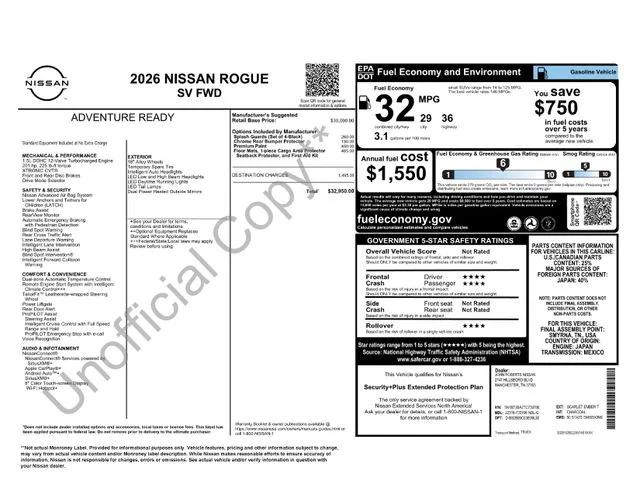 nissan rogue 2026 5N1BT3BA2TC733706 image nissan rogue 2026 5N1BT3BA2TC733706 image