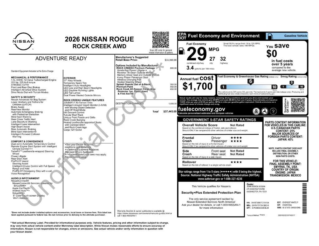 nissan rogue 2026 5N1BT3BB5TC731134 image nissan rogue 2026 5N1BT3BB5TC731134 image
