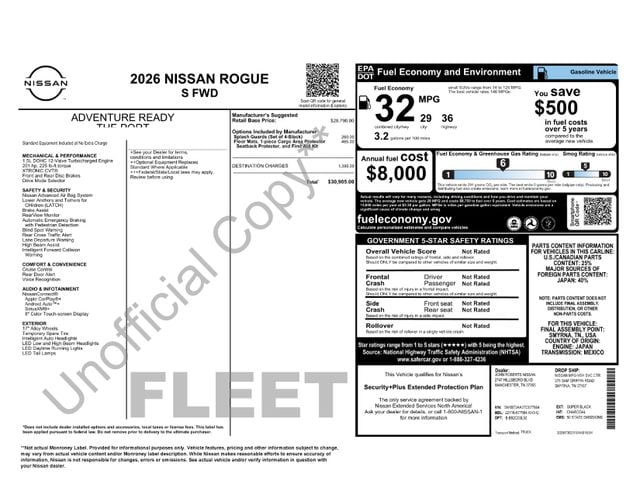 nissan rogue 2026 5N1BT3AA3TC677664 image nissan rogue 2026 5N1BT3AA3TC677664 image