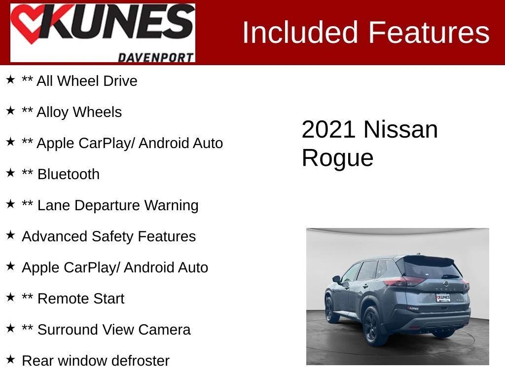 nissan rogue 2021 5N1AT3BB1MC822964 image nissan rogue 2021 5N1AT3BB1MC822964 image