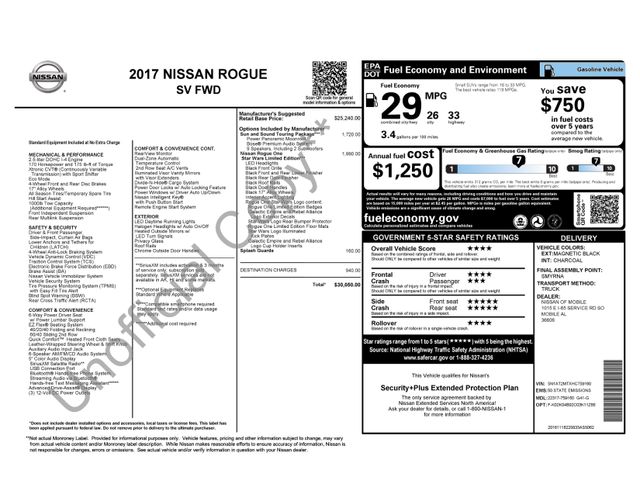nissan rogue 2017 5N1AT2MTXHC759160 image nissan rogue 2017 5N1AT2MTXHC759160 image