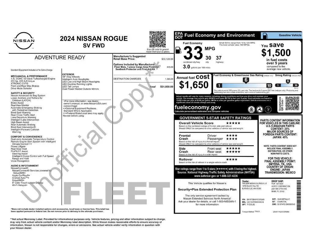 nissan rogue 2024 5N1BT3BAXRC676549 image nissan rogue 2024 5N1BT3BAXRC676549 image
