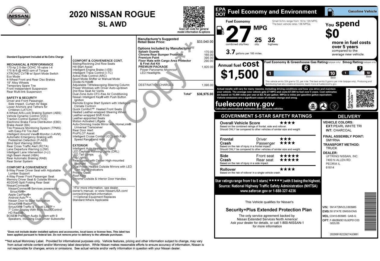 nissan rogue 2020 5N1AT2MV2LC803985 image nissan rogue 2020 5N1AT2MV2LC803985 image