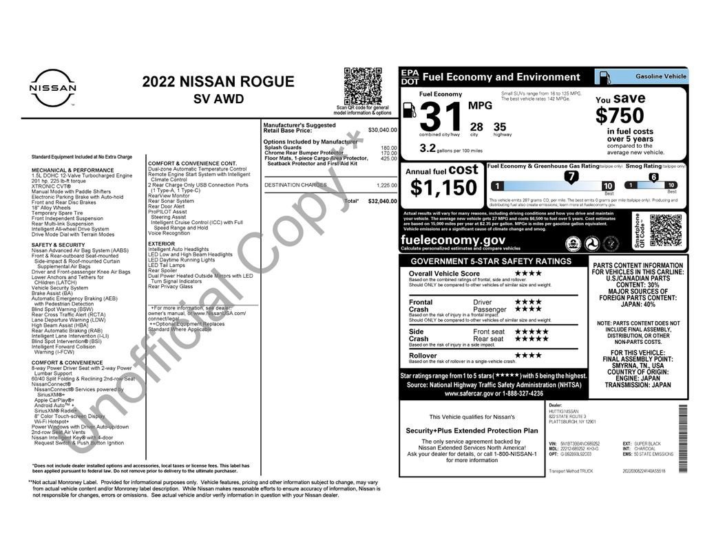 nissan rogue 2022 5N1BT3BB4NC689252 image nissan rogue 2022 5N1BT3BB4NC689252 image