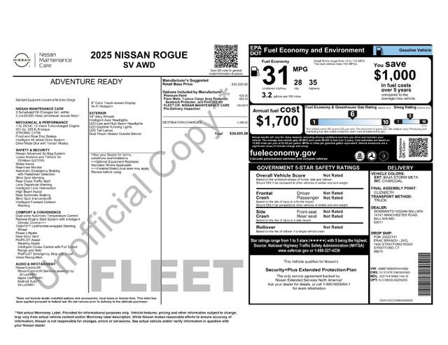 nissan rogue 2025 JN8BT3BB0SW414982 image nissan rogue 2025 JN8BT3BB0SW414982 image
