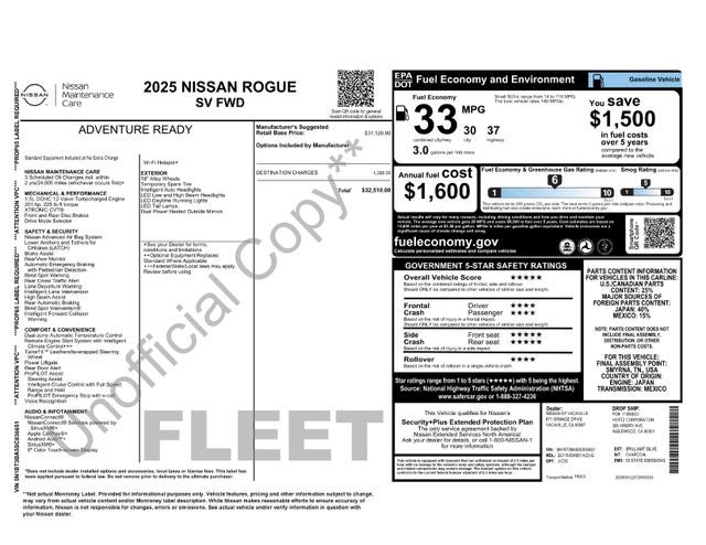 nissan rogue 2025 5N1BT3BA5SC836651 image nissan rogue 2025 5N1BT3BA5SC836651 image
