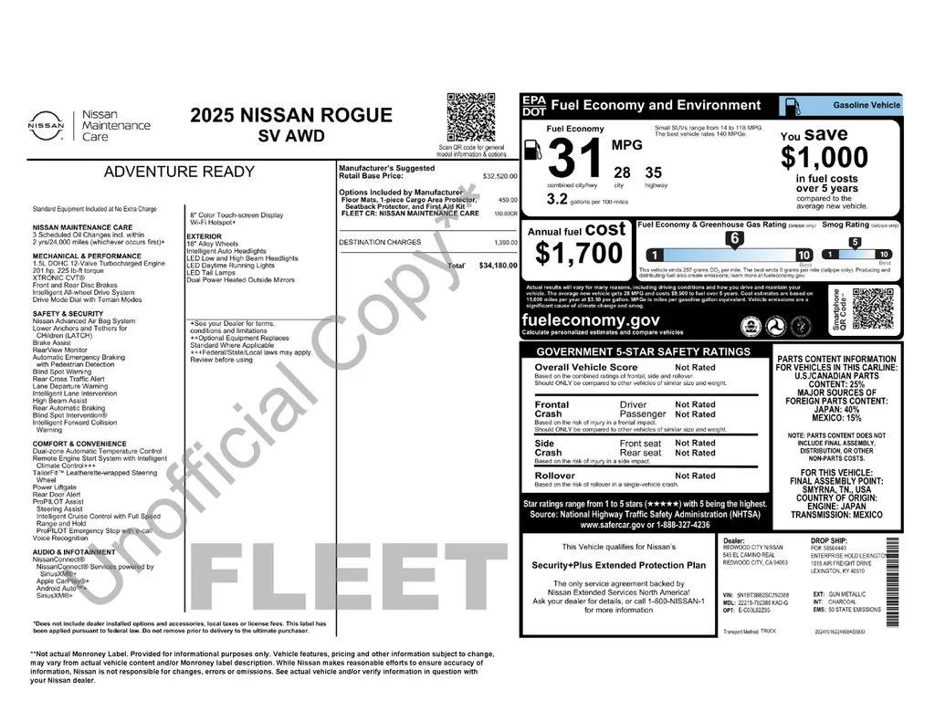 nissan rogue 2025 5N1BT3BB2SC792388 image nissan rogue 2025 5N1BT3BB2SC792388 image