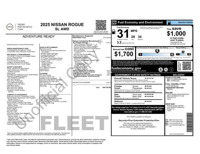 nissan rogue 2025 JN8BT3CB1SW410759 image nissan rogue 2025 JN8BT3CB1SW410759 image