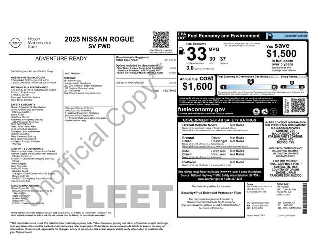 nissan rogue 2025 5N1BT3BA7SC790580 image nissan rogue 2025 5N1BT3BA7SC790580 image