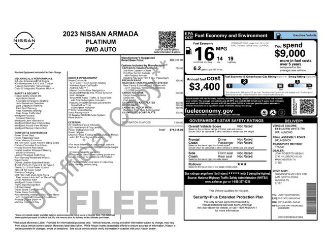 nissan armada 2023 JN8AY2DA5P9401095 image nissan armada 2023 JN8AY2DA5P9401095 image
