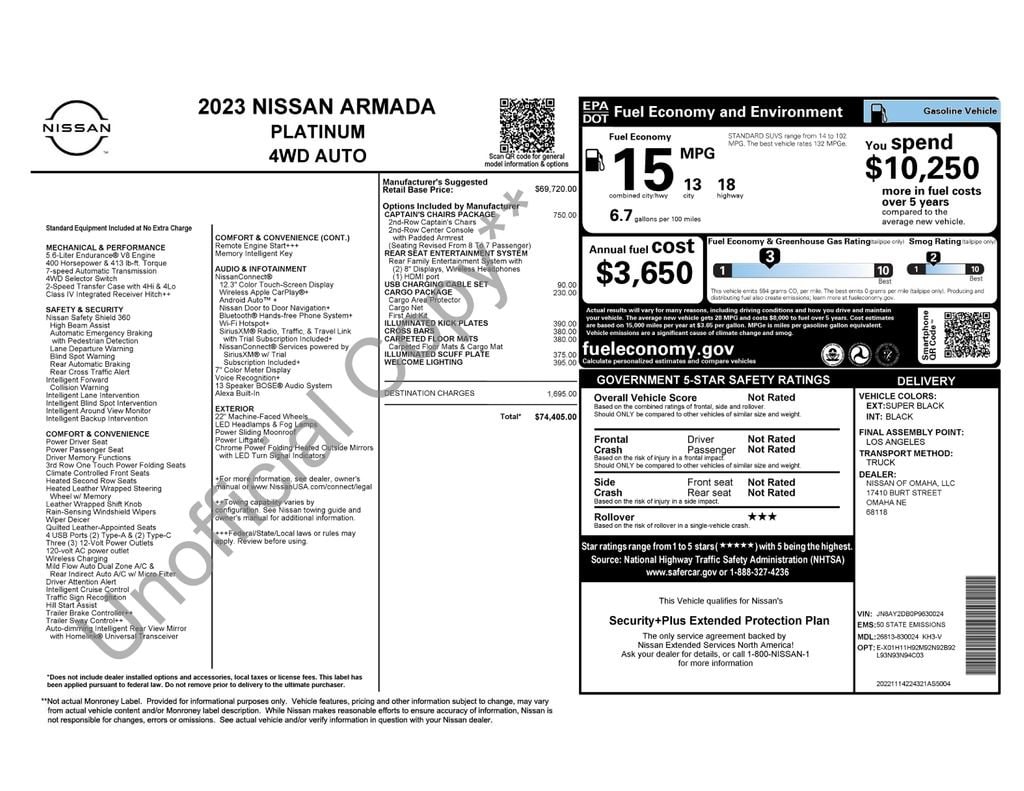 nissan armada 2023 JN8AY2DB0P9830024 image nissan armada 2023 JN8AY2DB0P9830024 image