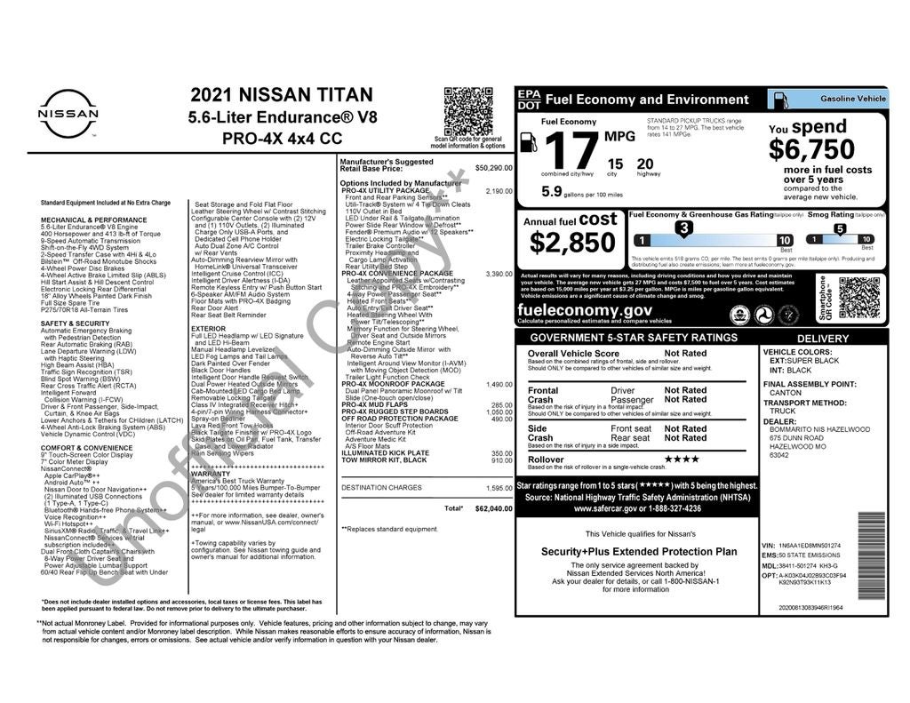 nissan titan 2021 1N6AA1ED8MN501274 image nissan titan 2021 1N6AA1ED8MN501274 image