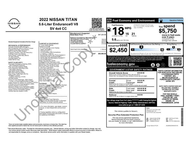 nissan titan 2022 1N6AA1EC2NN107388 image nissan titan 2022 1N6AA1EC2NN107388 image