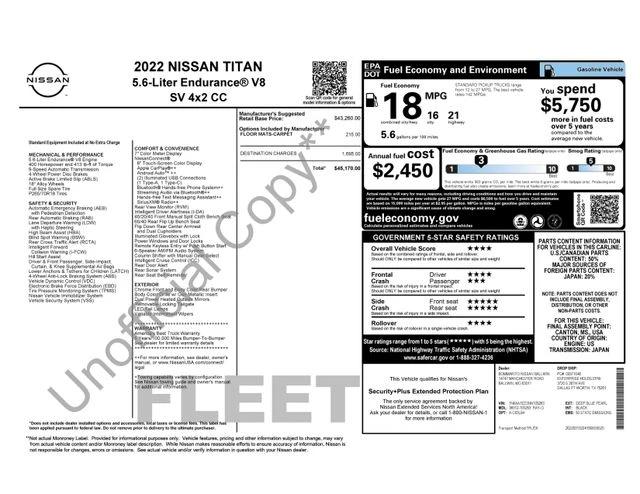 nissan titan 2022 1N6AA1EE3NN105263 image nissan titan 2022 1N6AA1EE3NN105263 image