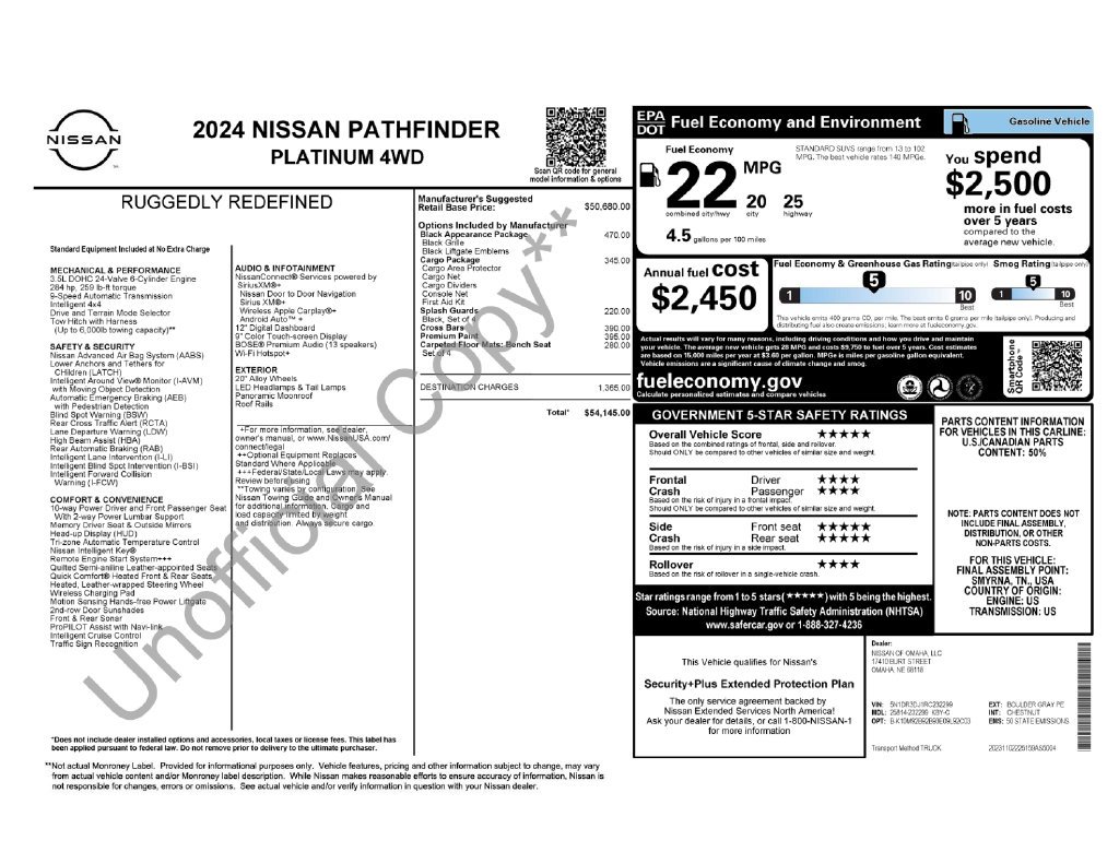 nissan pathfinder 2024 5N1DR3DJ1RC232299 image