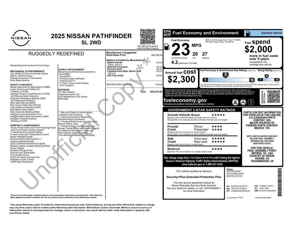 nissan pathfinder 2025 5N1DR3CA7SC275133 image nissan pathfinder 2025 5N1DR3CA7SC275133 image