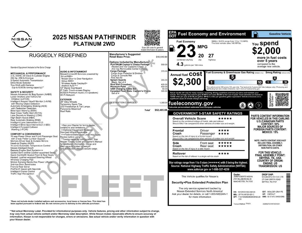 nissan pathfinder 2025 5N1DR3DH6SC248128 image nissan pathfinder 2025 5N1DR3DH6SC248128 image