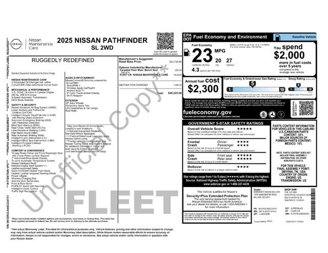 nissan pathfinder 2025 5N1DR3CA4SC234751 image nissan pathfinder 2025 5N1DR3CA4SC234751 image