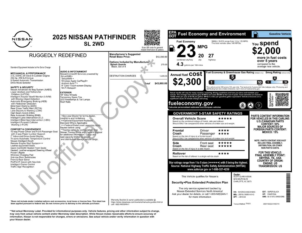nissan pathfinder 2025 5N1DR3CAXSC316855 image nissan pathfinder 2025 5N1DR3CAXSC316855 image
