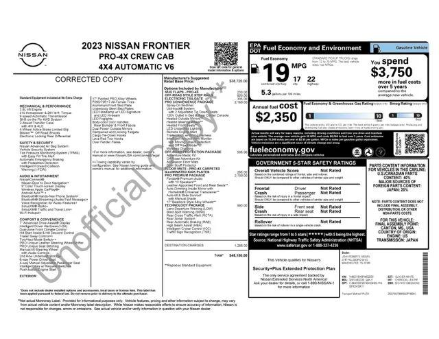 nissan frontier 2023 1N6ED1EK6PN602230 image nissan frontier 2023 1N6ED1EK6PN602230 image