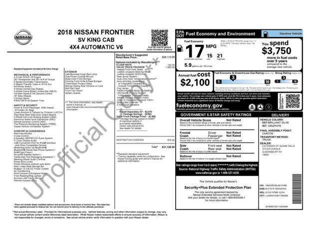nissan frontier 2018 1N6AD0CWXJN747566 image nissan frontier 2018 1N6AD0CWXJN747566 image