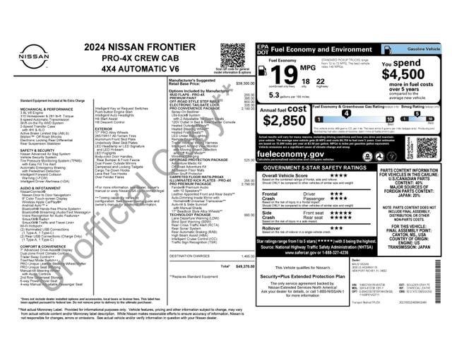 nissan frontier 2024 1N6ED1EK1RN610738 image nissan frontier 2024 1N6ED1EK1RN610738 image