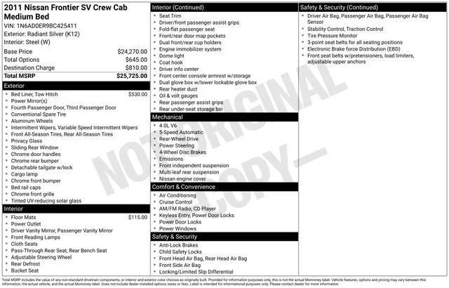 nissan frontier 2011 1N6AD0ER9BC425411 image nissan frontier 2011 1N6AD0ER9BC425411 image