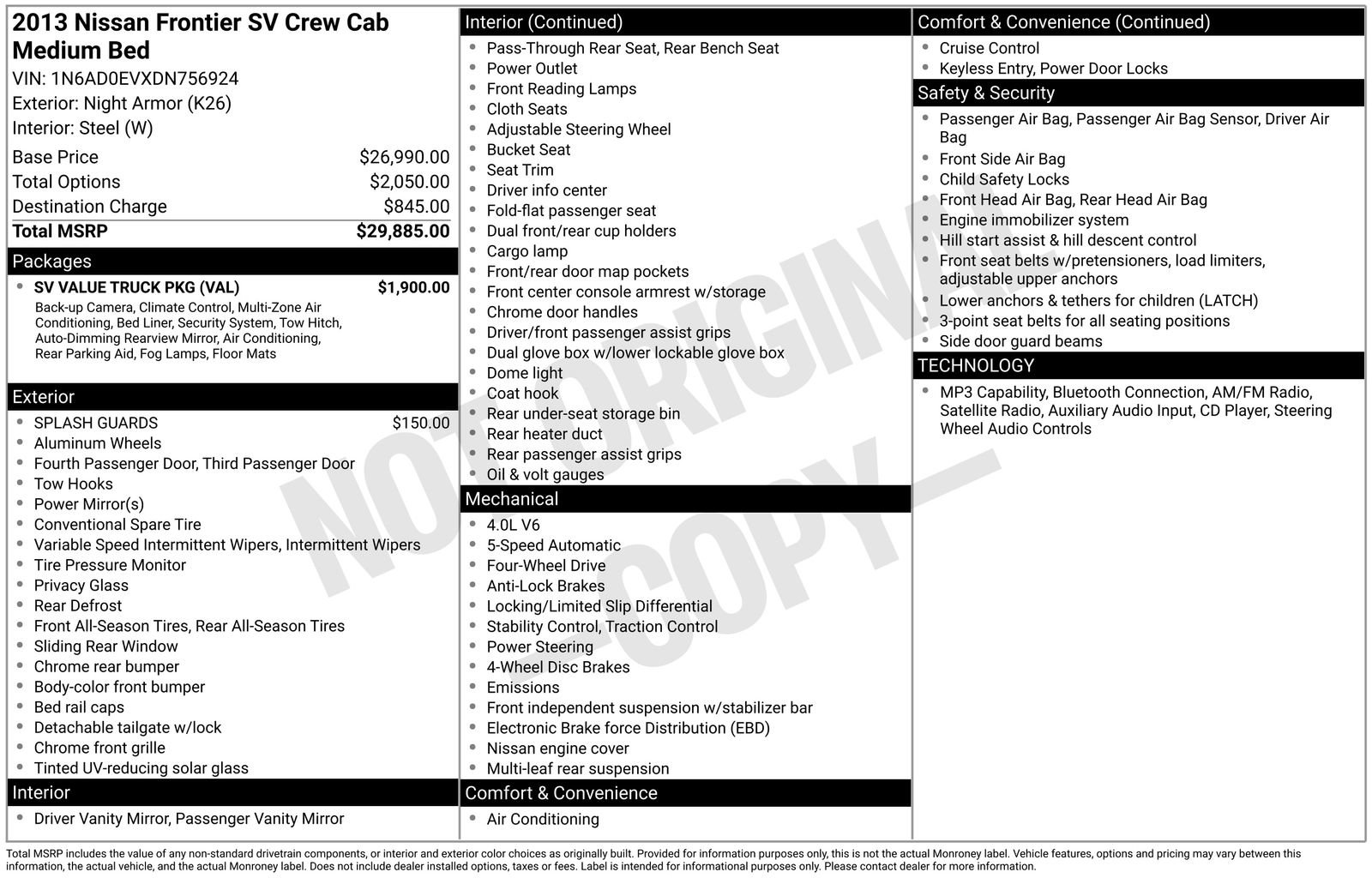 nissan frontier 2013 1N6AD0EVXDN756924 image nissan frontier 2013 1N6AD0EVXDN756924 image