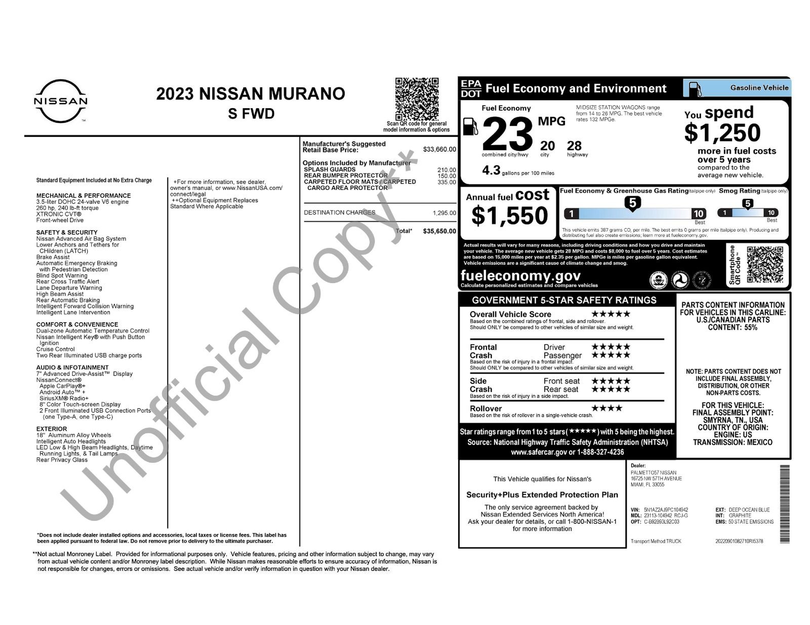 nissan murano 2023 5N1AZ2AJ9PC104942 image nissan murano 2023 5N1AZ2AJ9PC104942 image