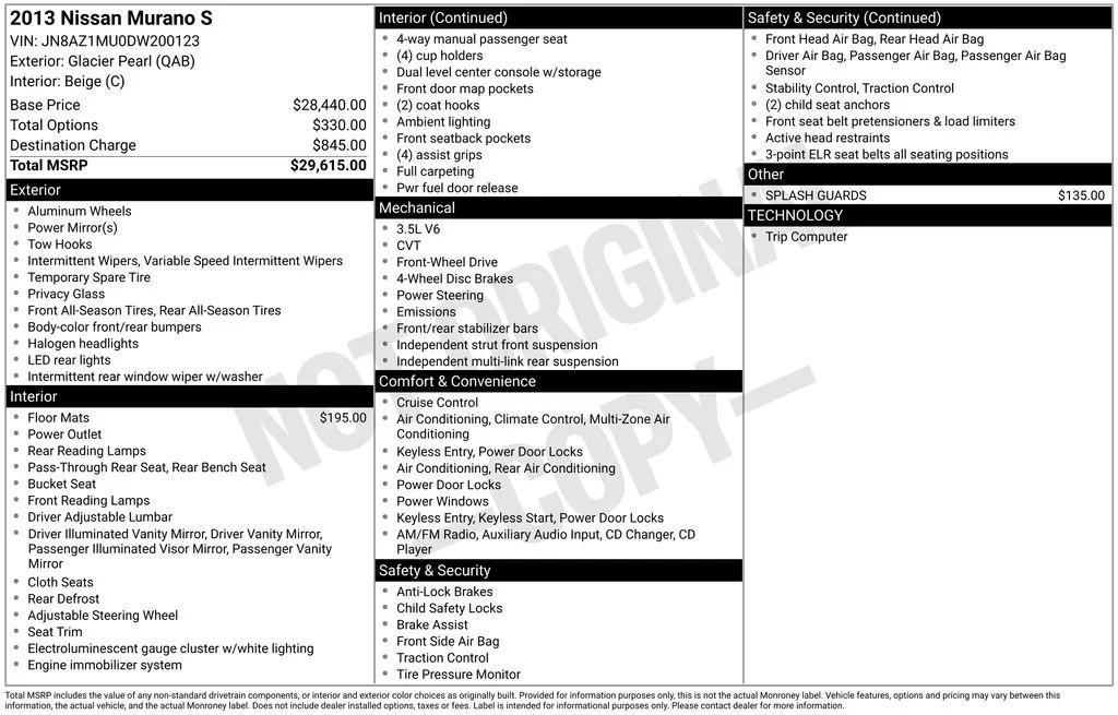 nissan murano 2013 JN8AZ1MU0DW200123 image nissan murano 2013 JN8AZ1MU0DW200123 image