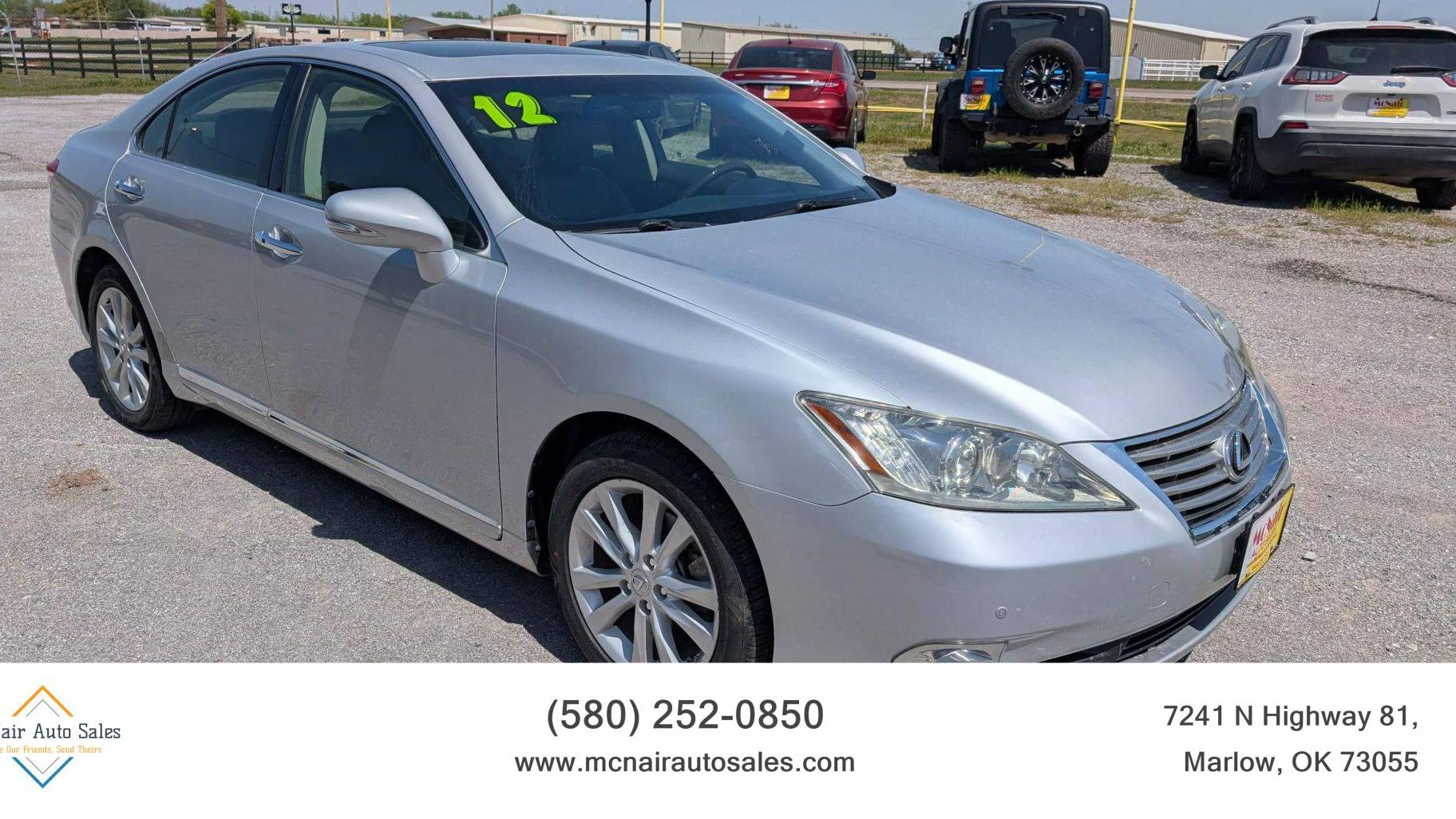 LEXUS ES 2012 JTHBK1EG8C2492945 image LEXUS ES 2012 JTHBK1EG8C2492945 image
