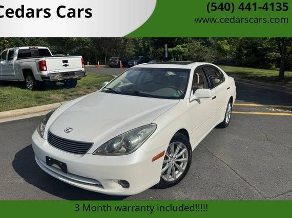 LEXUS ES 2005 JTHBA30G455066806 image
