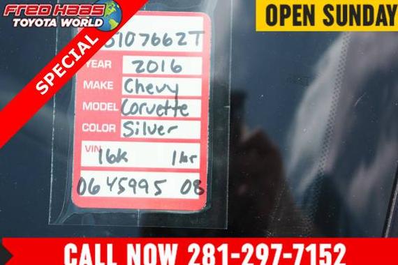 CHEVROLET CORVETTE 2016 1G1YB2D71G5107662 image