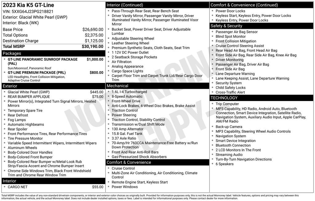 kia k5 2023 5XXG64J23PG218821 image kia k5 2023 5XXG64J23PG218821 image