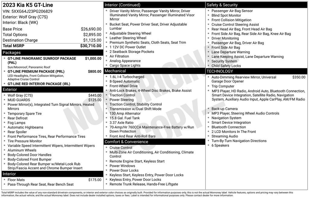 kia k5 2023 5XXG64J23PG206829 image kia k5 2023 5XXG64J23PG206829 image