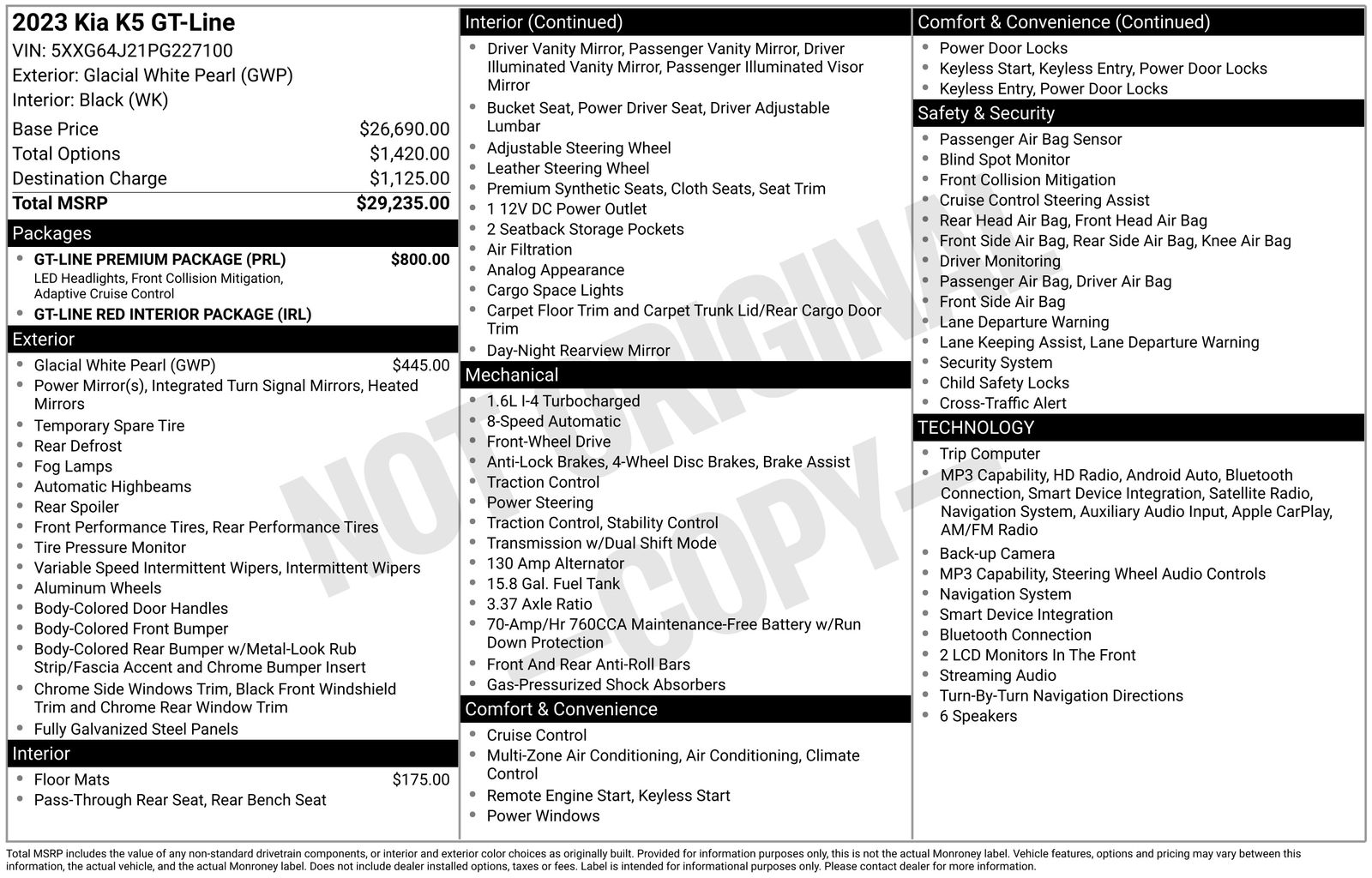 kia k5 2023 5XXG64J21PG227100 image kia k5 2023 5XXG64J21PG227100 image