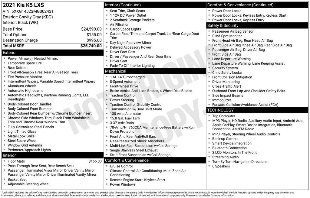 kia k5 2021 5XXG14J23MG002431 image kia k5 2021 5XXG14J23MG002431 image