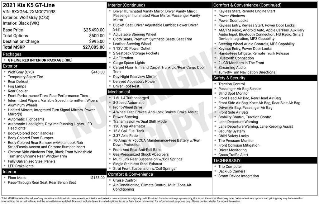 kia k5 2021 5XXG64J2XMG071098 image kia k5 2021 5XXG64J2XMG071098 image