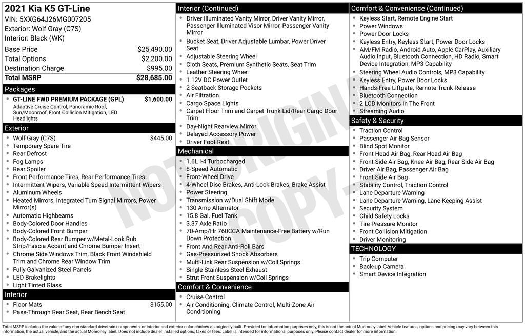 kia k5 2021 5XXG64J26MG007205 image kia k5 2021 5XXG64J26MG007205 image