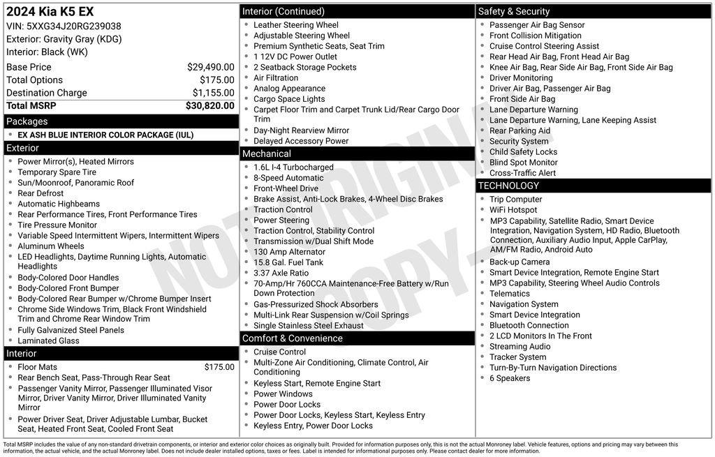 kia k5 2024 5XXG34J20RG239038 image kia k5 2024 5XXG34J20RG239038 image