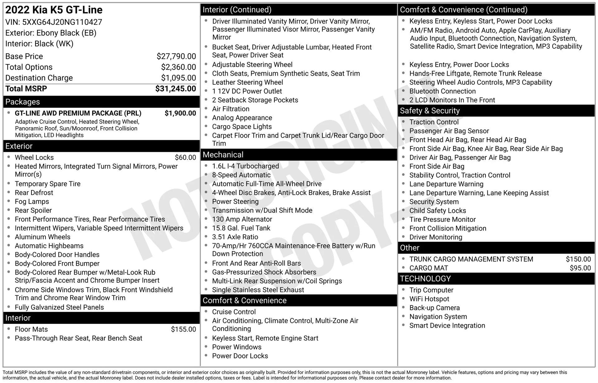 kia k5 2022 5XXG64J20NG110427 image kia k5 2022 5XXG64J20NG110427 image