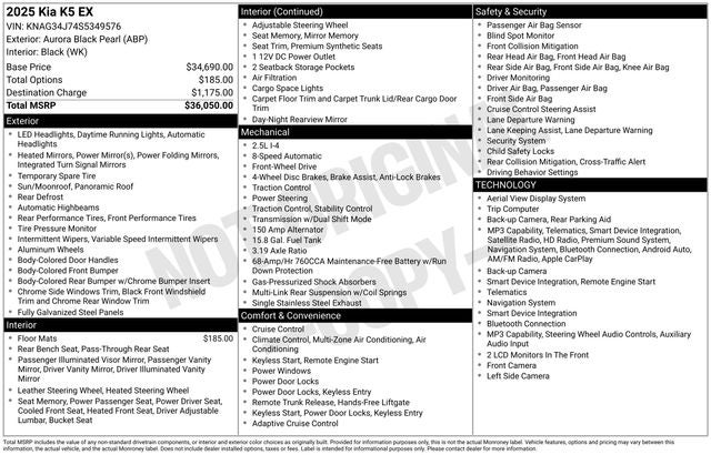 kia k5 2025 KNAG34J74S5349576 image kia k5 2025 KNAG34J74S5349576 image