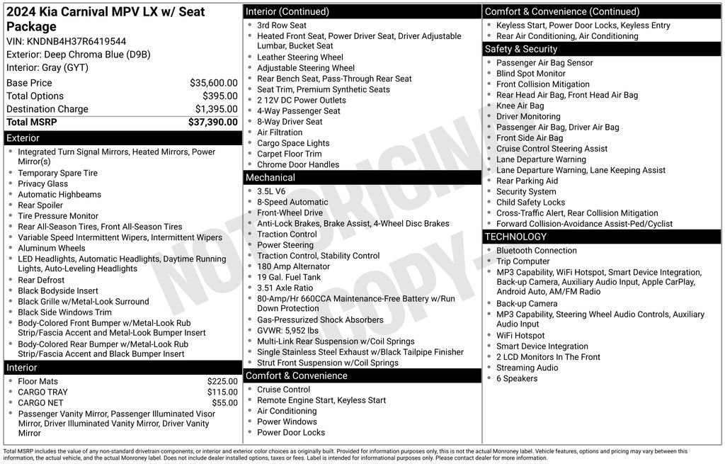 kia carnival 2024 KNDNB4H37R6419544 image kia carnival 2024 KNDNB4H37R6419544 image