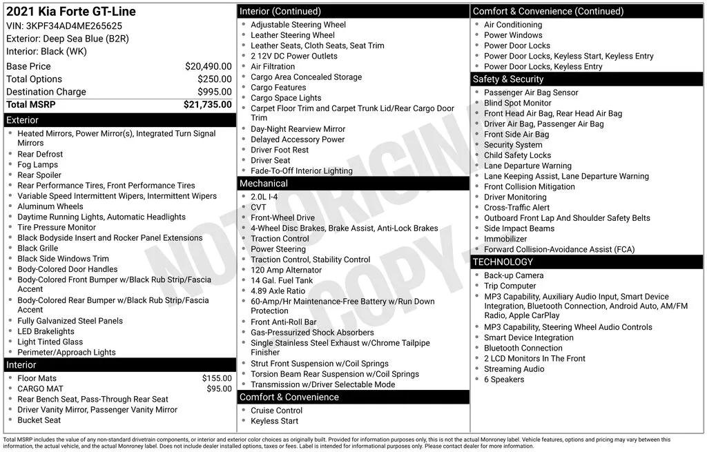 kia forte 2021 3KPF34AD4ME265625 image kia forte 2021 3KPF34AD4ME265625 image
