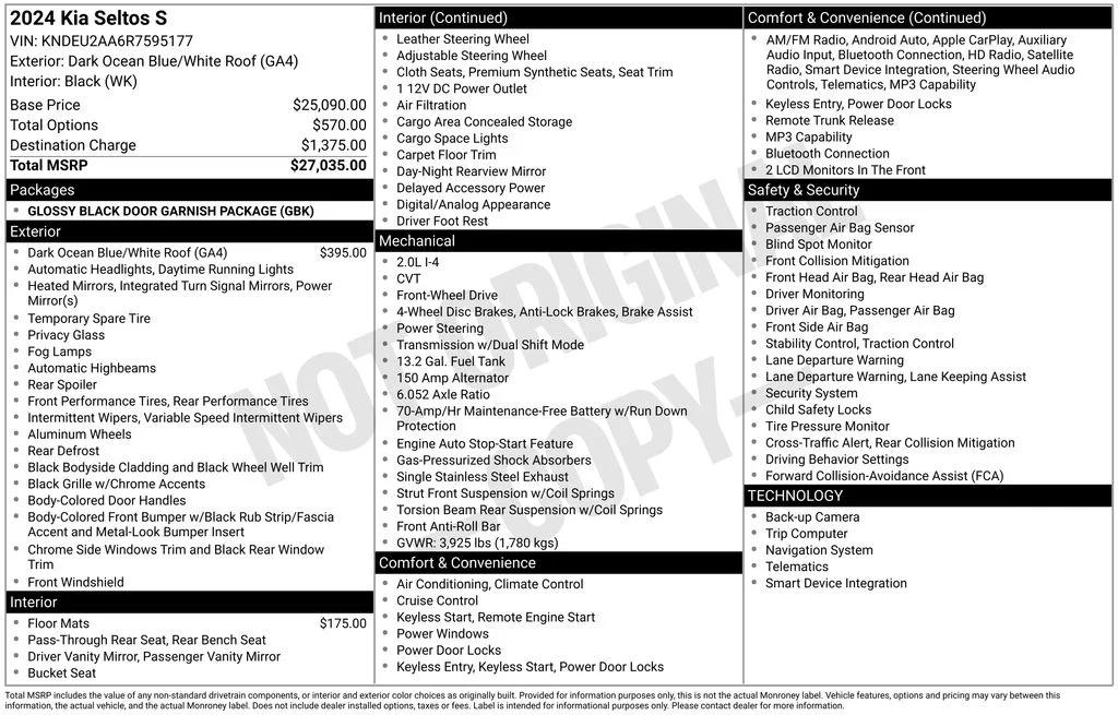 kia seltos 2024 KNDEU2AA6R7595177 image kia seltos 2024 KNDEU2AA6R7595177 image